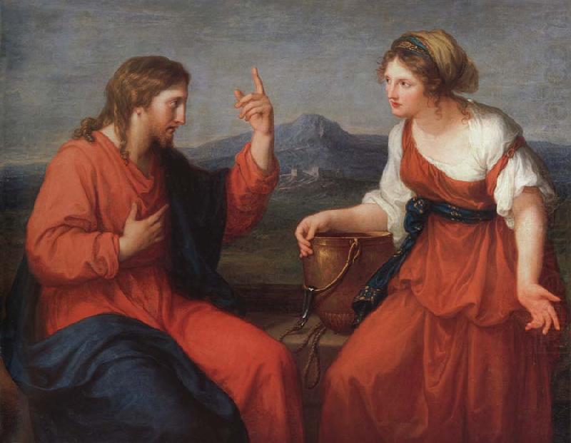 Angelika Kauffmann Christus und die Samariterin oil painting picture